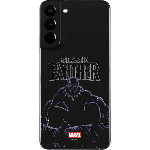 Marvel Black Panther Night Time Watch Galaxy S22 Plus Skin